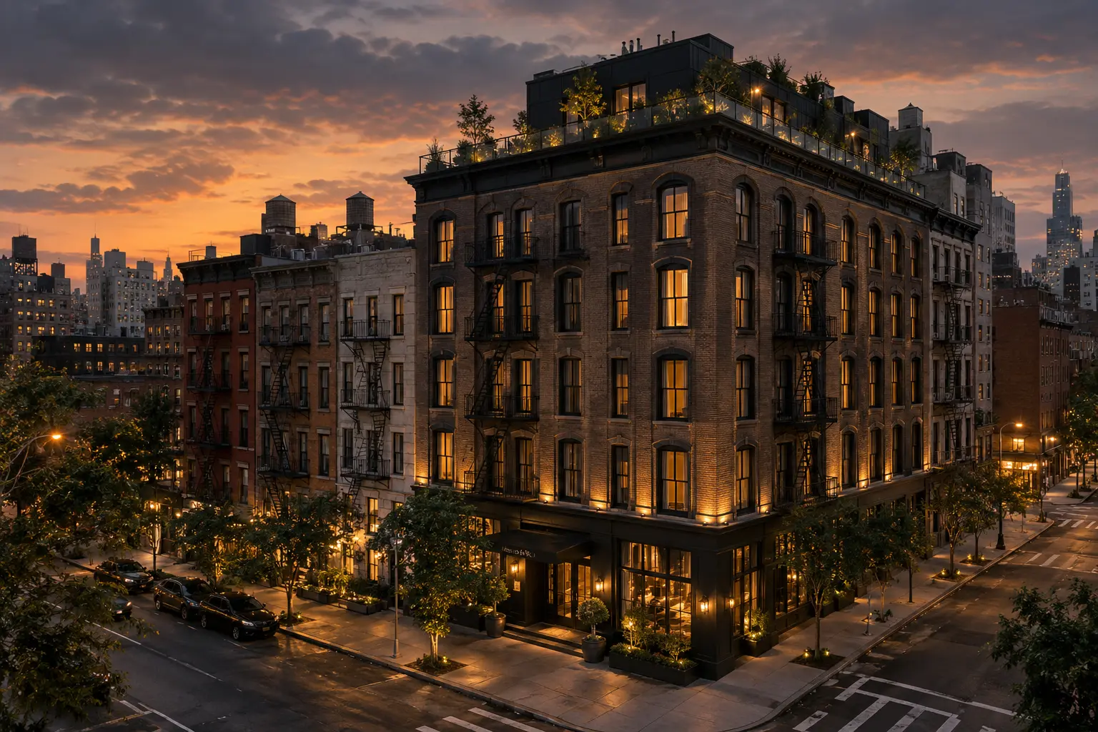 Original The Delancey exterior in New York
